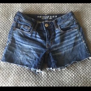 American eagle “shortie” shorts